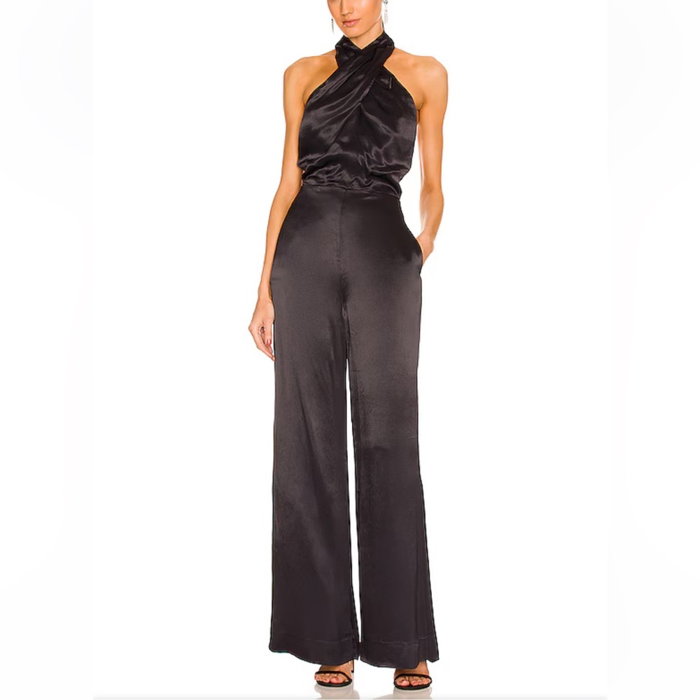 NEW L'academie Onelle Jumpsuit in Black
